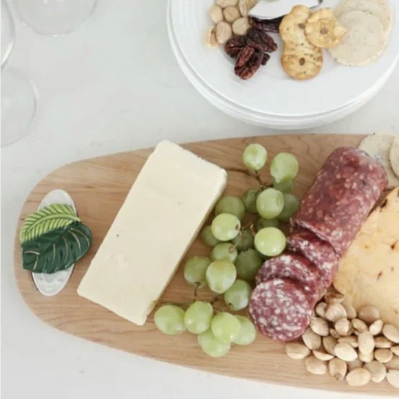 Nora Fleming Cream Pearl Dot serving Tray - Picture 12 of 12